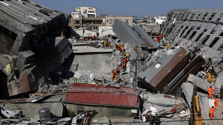 Aumenta a 38 la cifra de muertos por terremoto en Taiwán