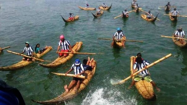 Hinchas de Alianza Lima en Huanchaco