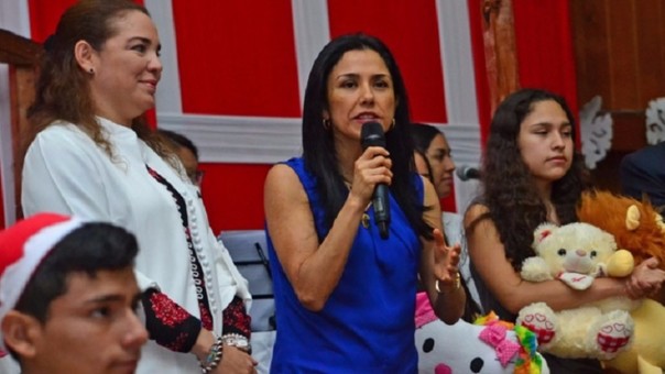 Nadine Heredia, presidenta del Partido Nacionalista