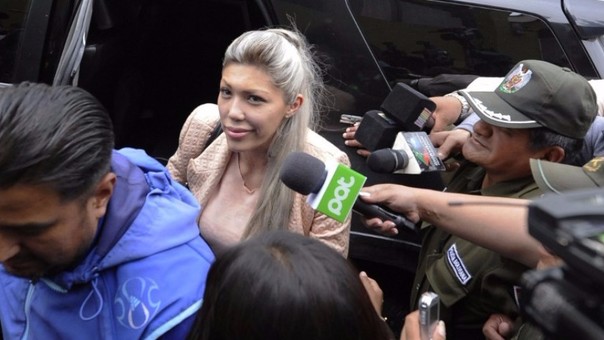 Gabriela Zapata fue arrestada a solicitud del ministerio de Transparencia y Lucha contra la Corrupción