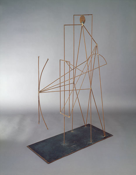 , Paris, 1928/1962. Welded steel, 47-1/4 x 31-3/4 x 14-1/2" (119.4 x 80.6 x 36.8 cm) original sculpture executed in 1928.  four unique, larger versions executed in 1962.