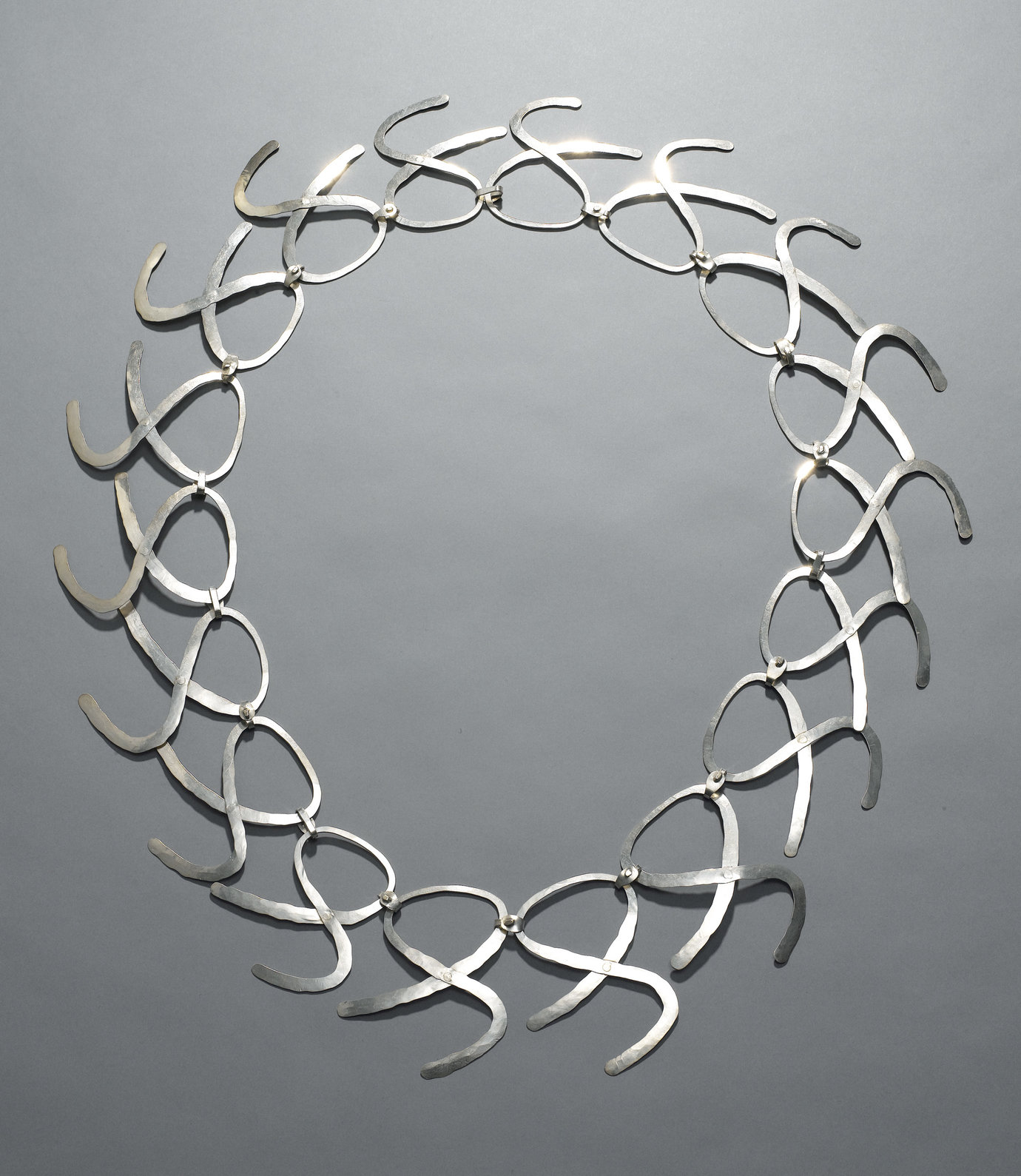 , c. 1941. Silver, 20-3/4" (52.7 cm), diameter.