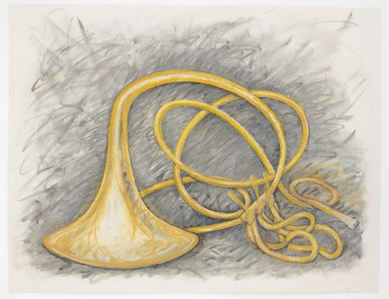 , 2001. Charcoal and pastel on paper, 37" x 48" (94 cm x 121.9 cm).