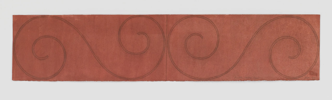 , 2001. Pastel and pencil on paper, 8-3/4" x 41" (22.2 cm x 104.1 cm).