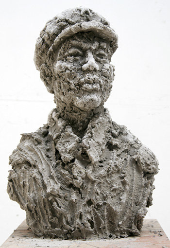 , 2008. Ash, steel and wood, 24-1/4" x 16-1/2" x 15-3/4" (61.6 cm x 41.9 cm x 40 cm).