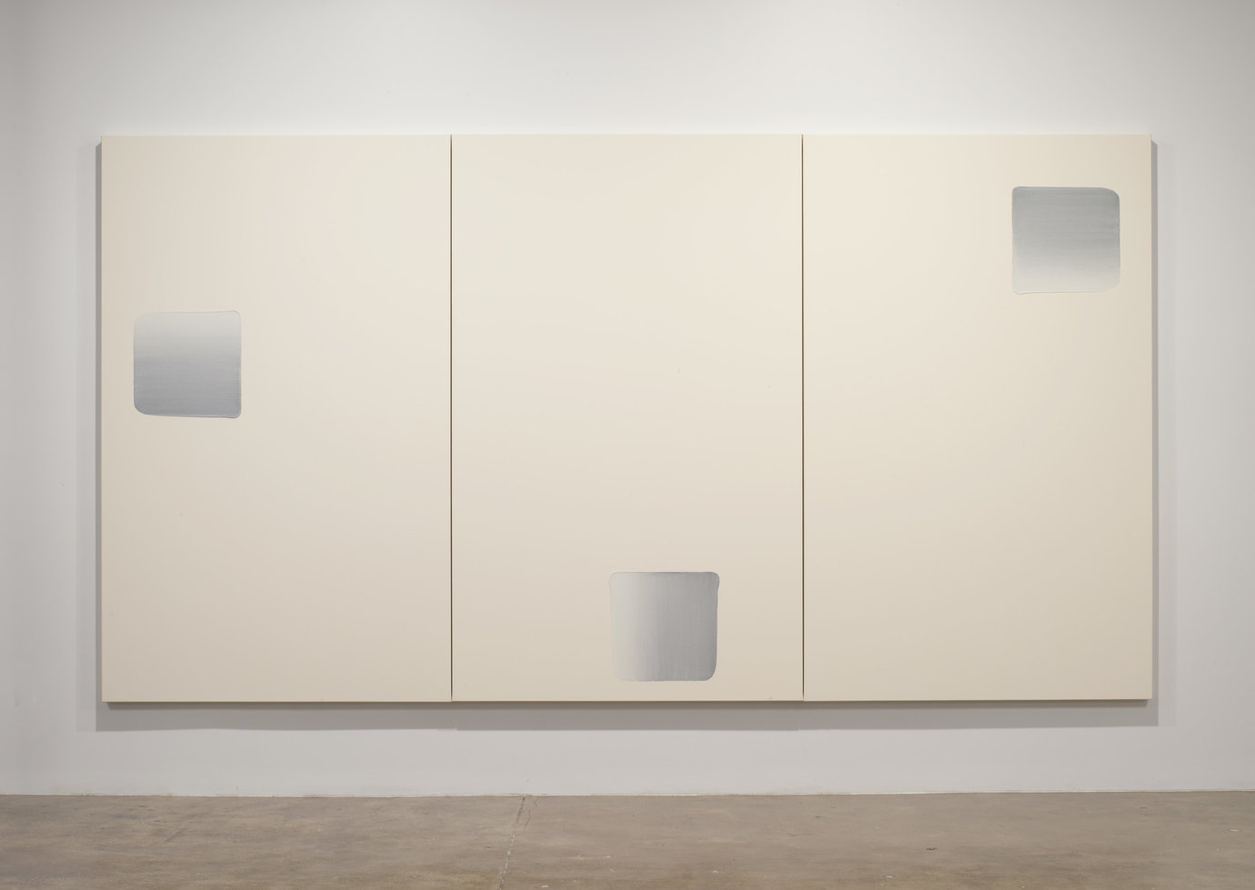 , 2007. Oil on canvas, 7' 5-3/8" x 14' 9" (227 cm x 449.6 cm), overall installed
7' 5-3/8" x 4' 11" (227 cm x 149.9 cm), 3 panels, each.