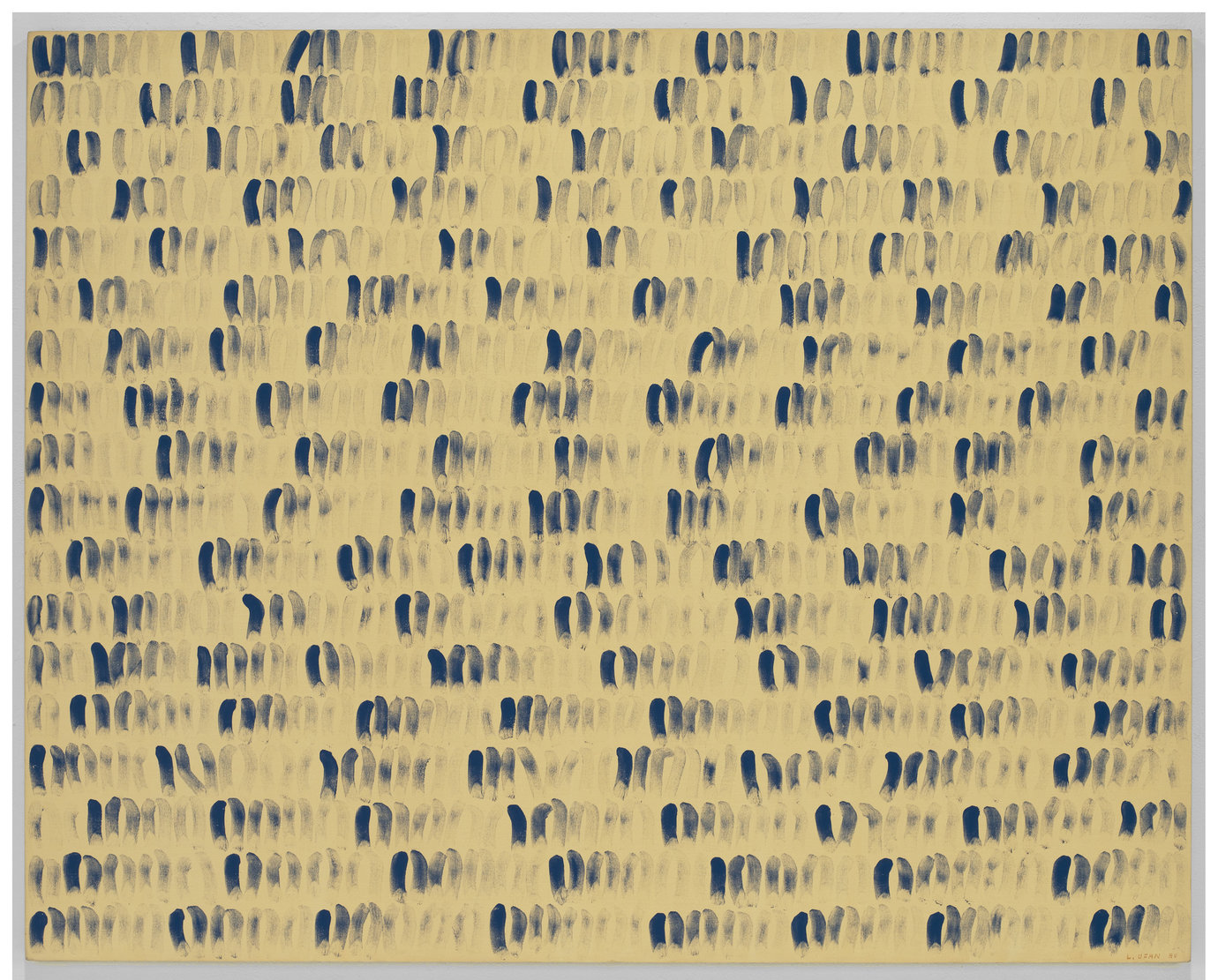 , 1980. Glue and stone pigment on canvas, 71-1/2" x 89-3/8" (181.7 cm x 227 cm).