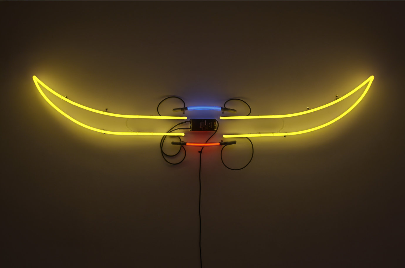 , 2006. Neon and transformer, 18" x 79" x 5" (45.7 cm x 200.7 cm x 12.7 cm).