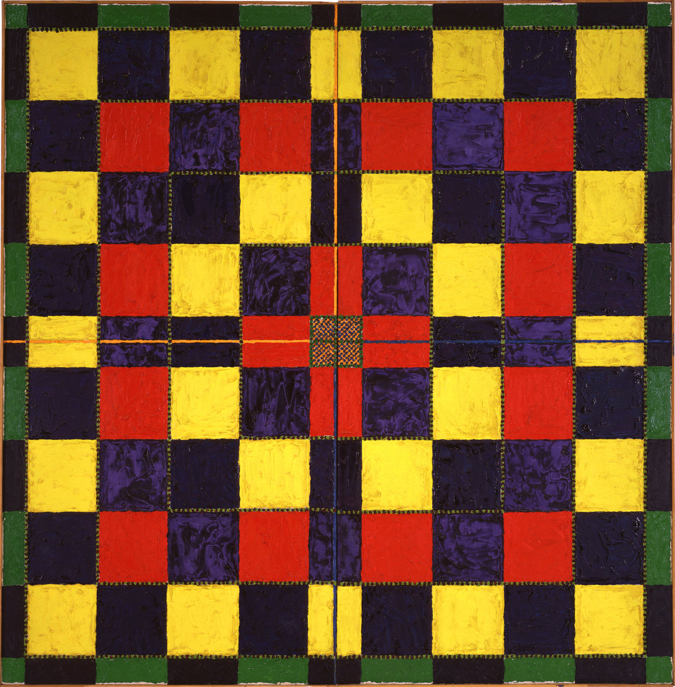 , 1968. Oil on linen, 70-1/2 x 70-1/2" (179.1 x 179.1 cm).