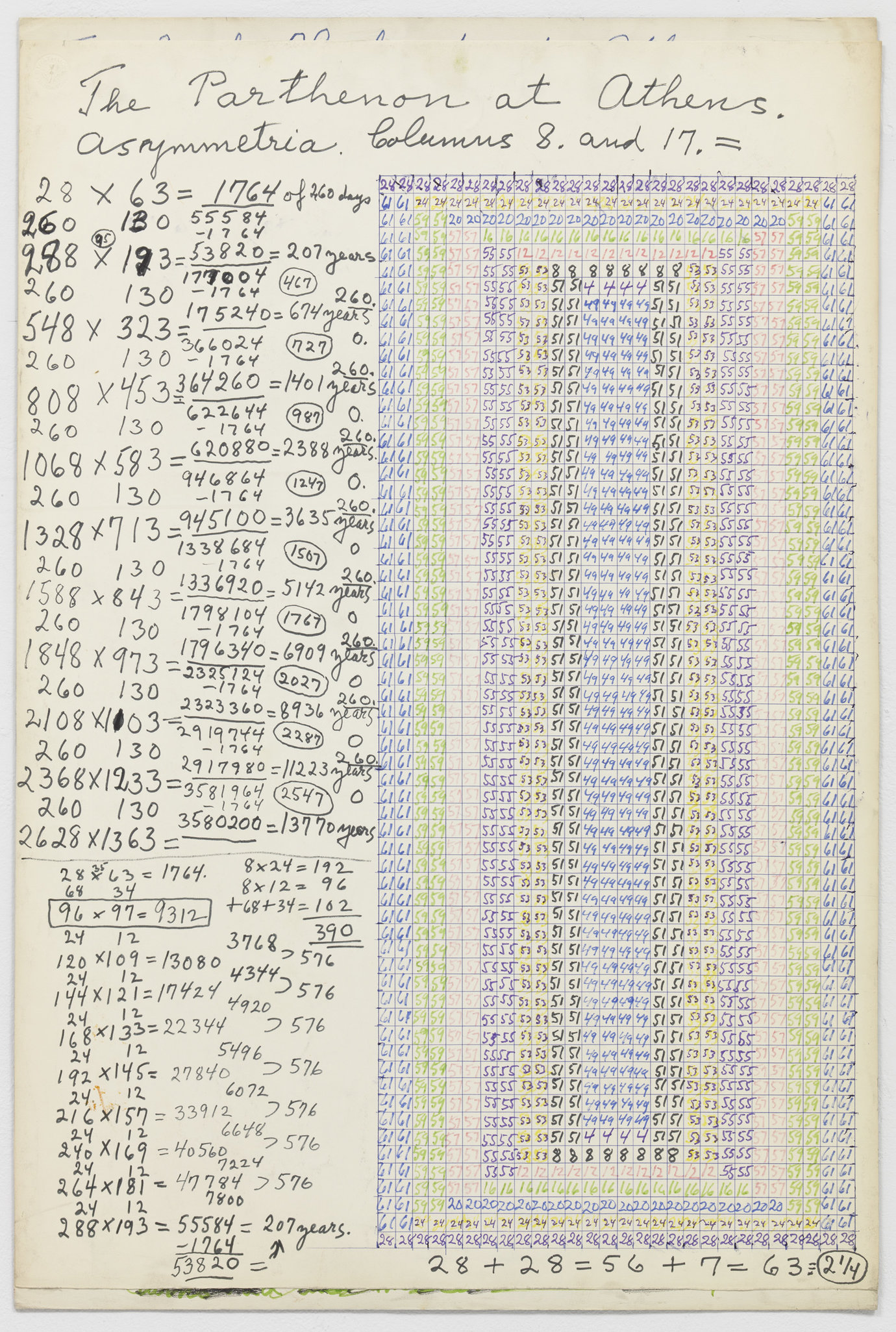 , n.d.. Ink on paper with collage, 30" x 20" (76.2 cm x 50.8 cm).