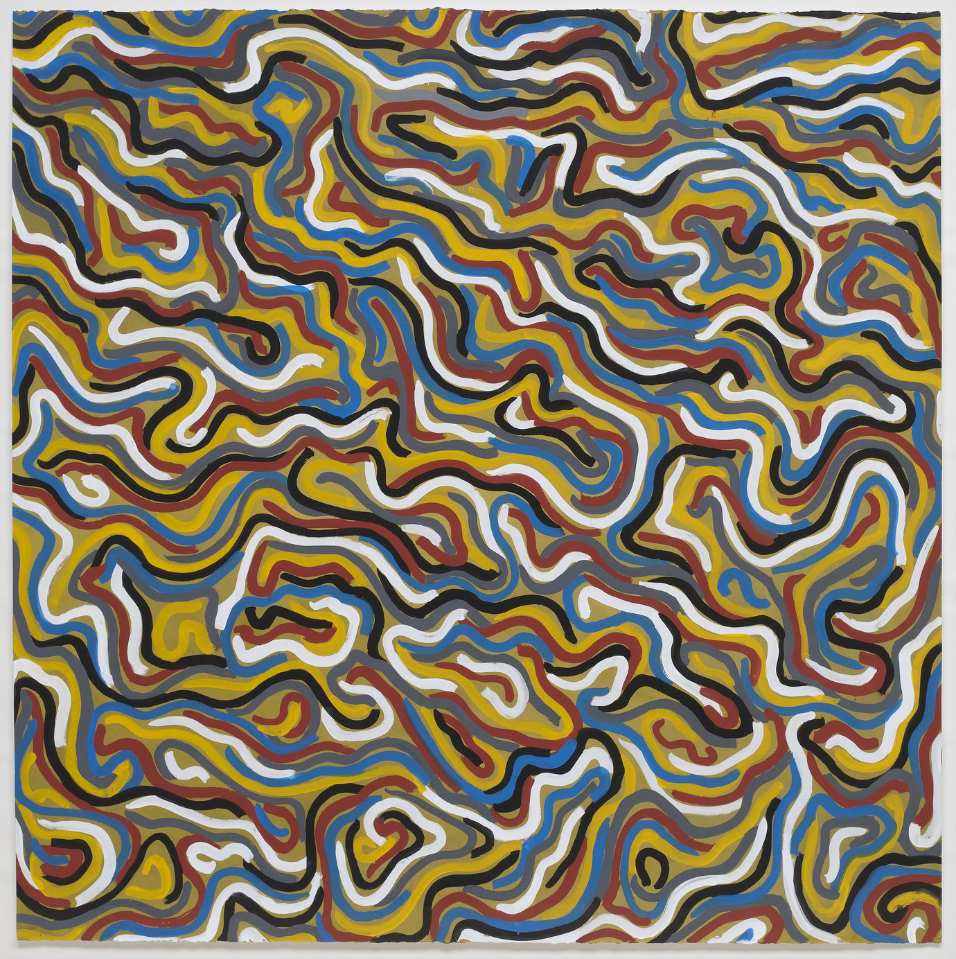 , 1997. Gouache on paper, 60-5/8" x 60-3/8" (154 cm x 153.4 cm).