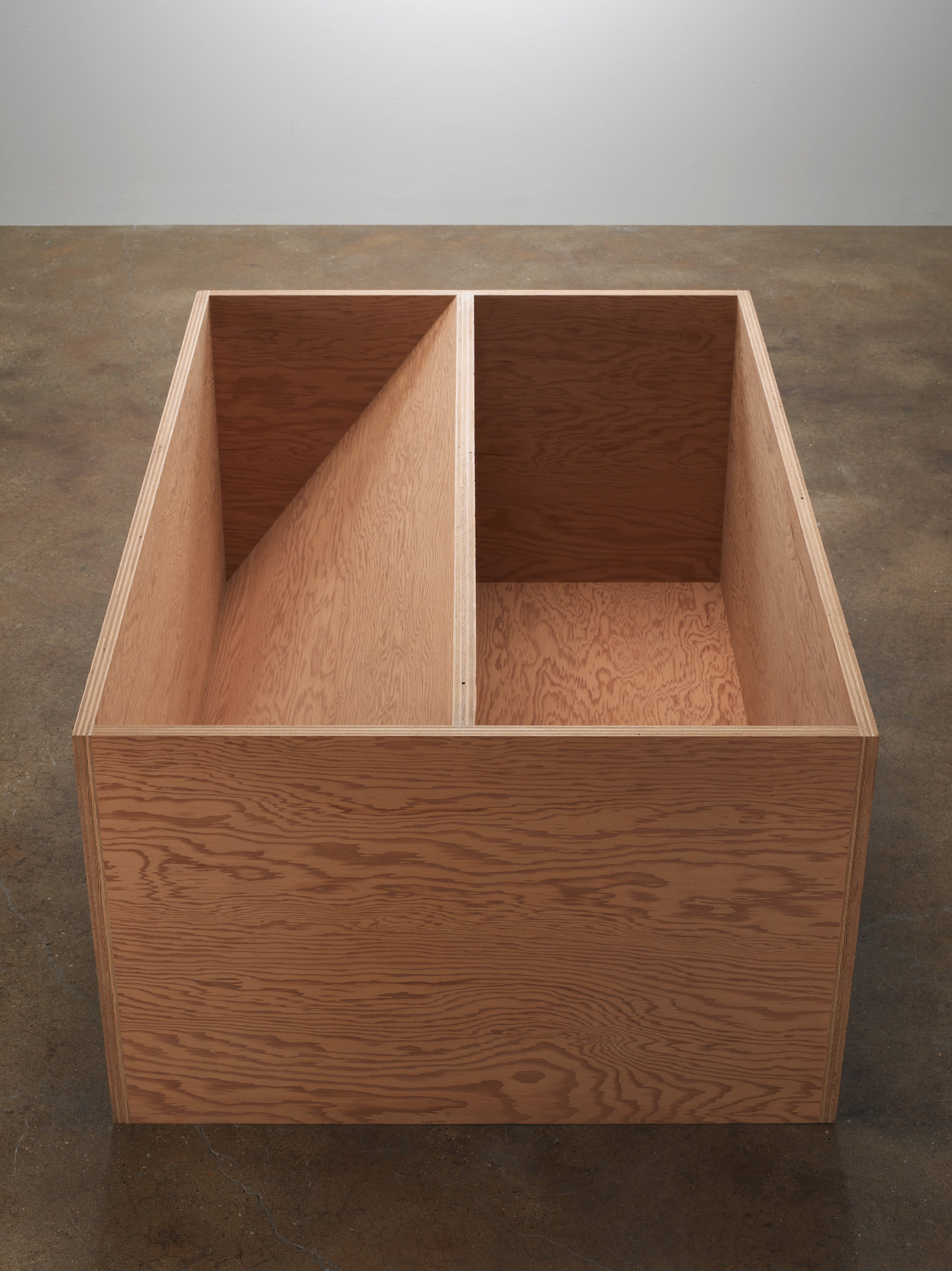 , 1978. Douglas fir plywood, 19-1/2" x 45" x 30-1/2" (49.5 cm x 114.3 cm x 77.5 cm).