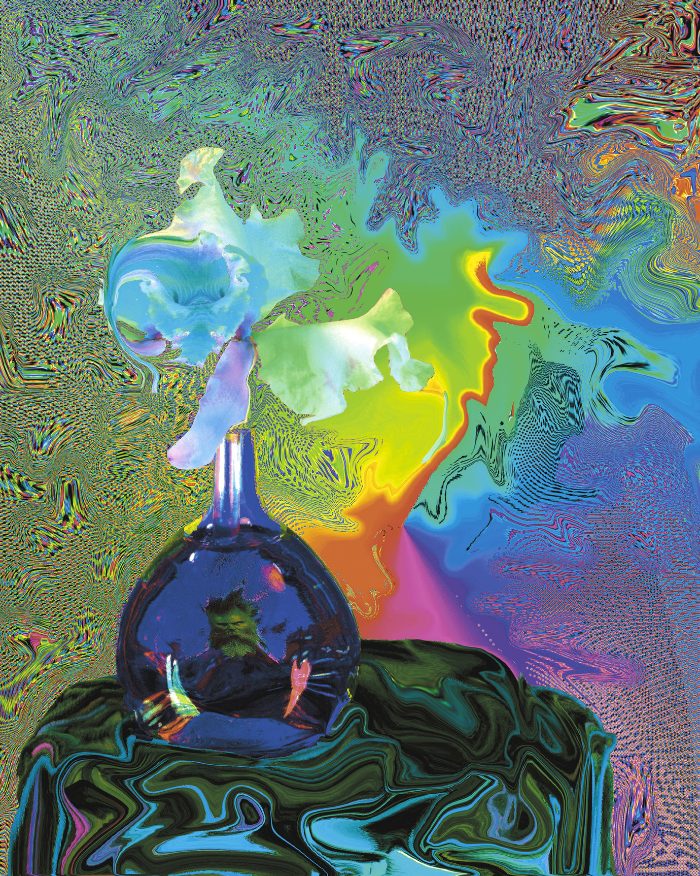 , 2003. Pure pigment on paper, 27-5/8" x 22-1/2" (70.2 cm x 57.2 cm).