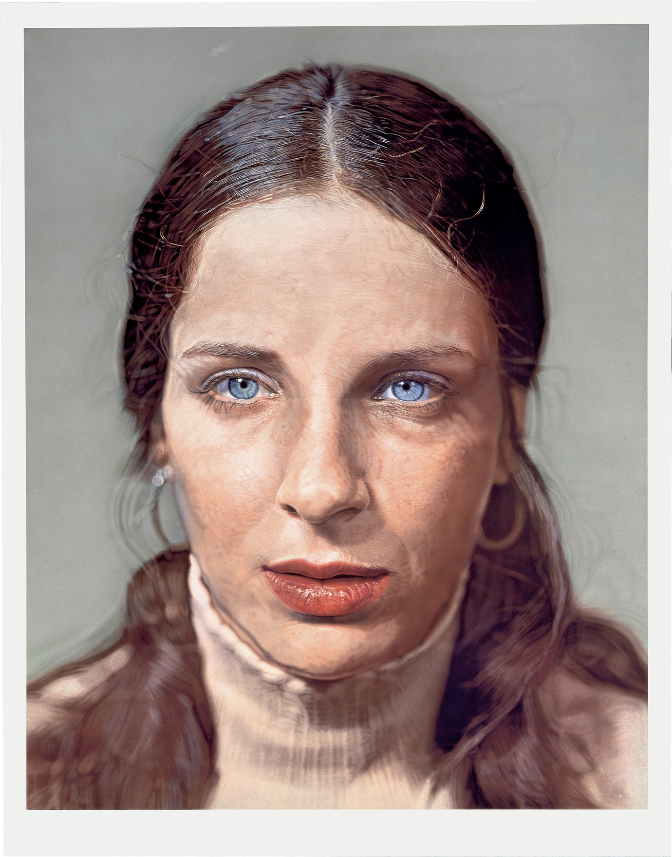 , 1972-1973. Watercolor on paper on canvas, 72-1/2 x 57" (184.2 x 144.8 cm).