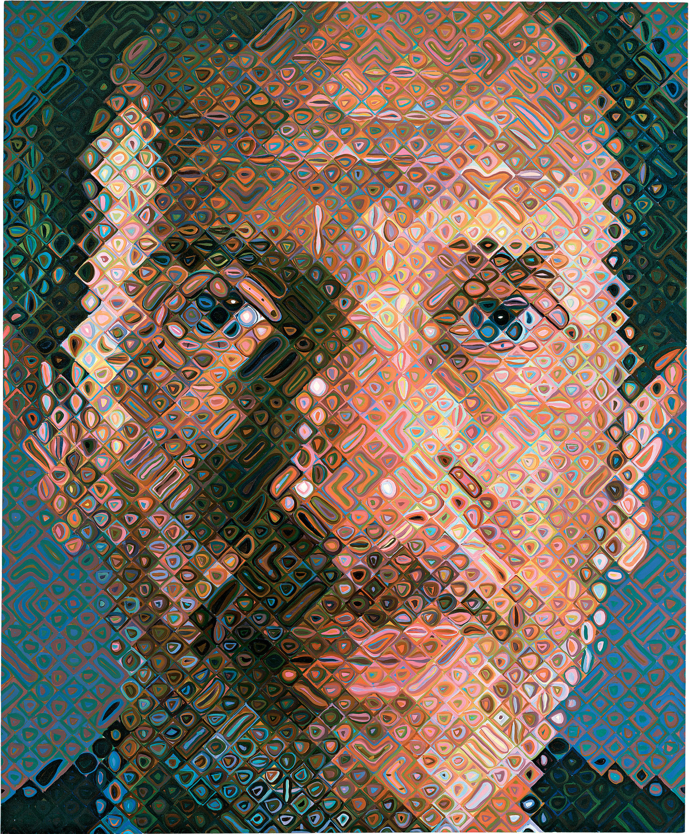 , 1999-2000. Oil on canvas, 102" x 84" (259.1 cm x 213.4 cm).