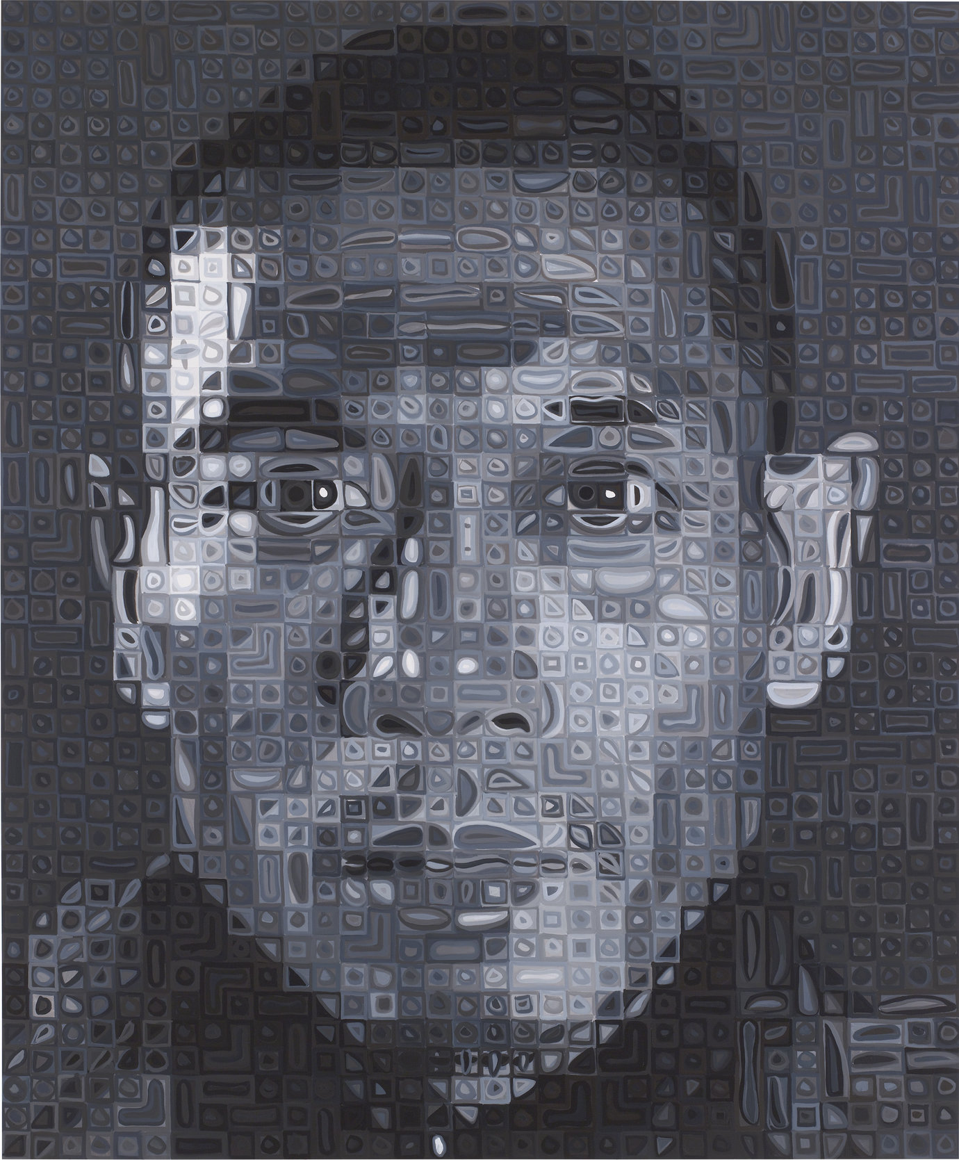 , 2008-2009. Oil on canvas, 101-1/2" x 84" (257.8 cm x 213.4 cm).