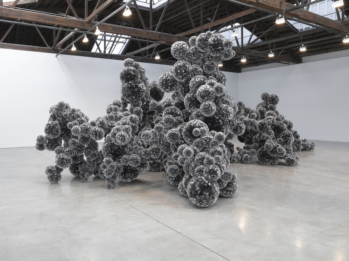 , 2011. Mylar and hot glue, site specificinstallation dimensions variable.