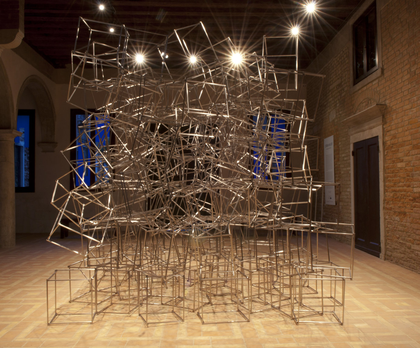 , 2011. 176 stainless steel frames, 16" x 14" x 14" (40.6 cm x 35.6 cm x 35.6 cm), each
installation dimensions variable.