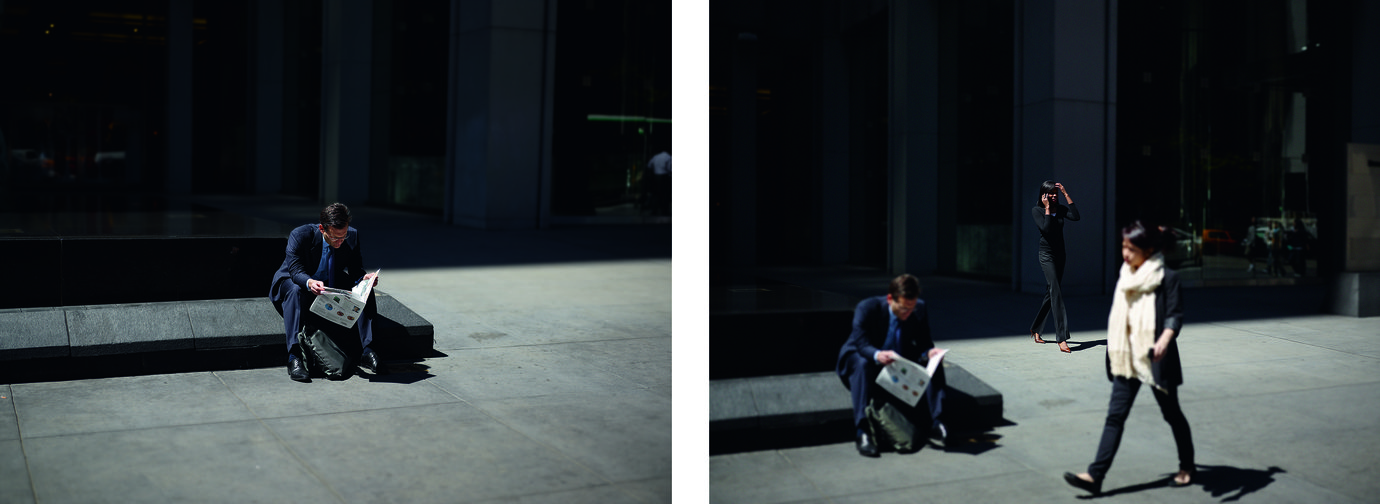 ,  2012. Pigment print mounted on dibond, 56" x 74-1/4" (142.2 cm x 188.6 cm), diptych, each.
