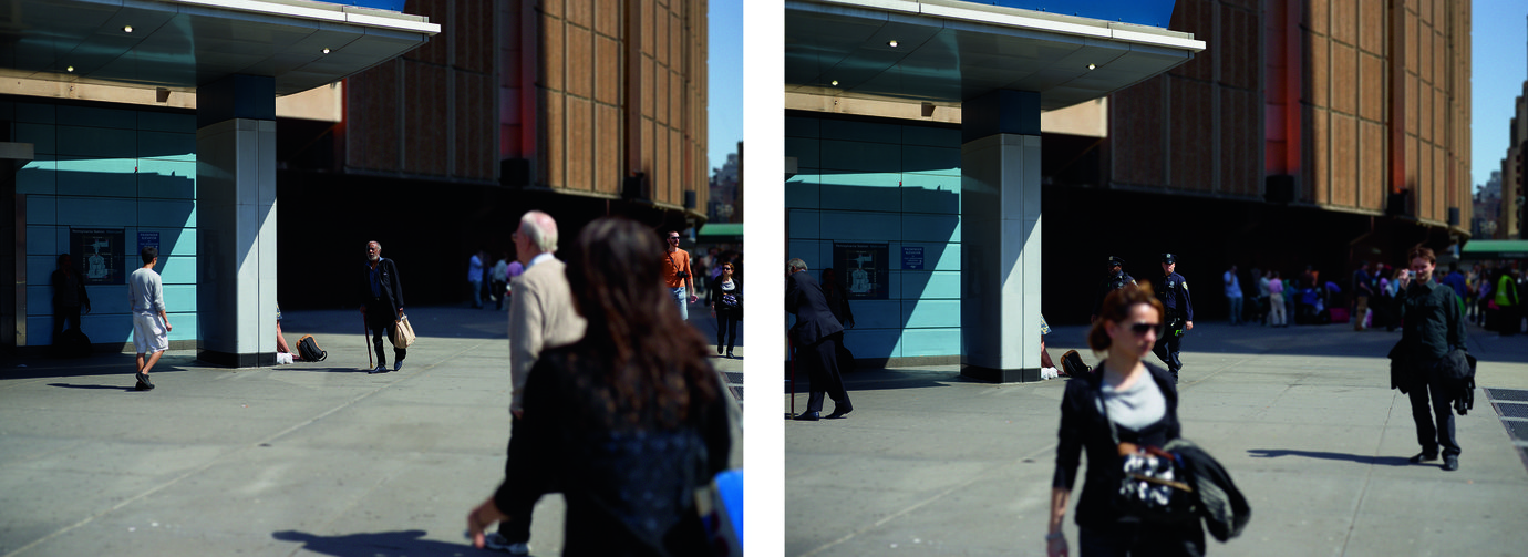 ,  2012. Pigment print mounted on dibond, 56" x 74-1/4" (142.2 cm x 188.6 cm), diptych, each.