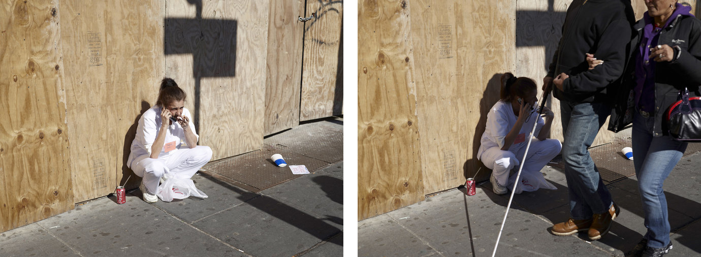 ,  2012. Pigment print mounted on dibond, 28" x 37-1/2" (71.1 cm x 95.3 cm), diptych, each.