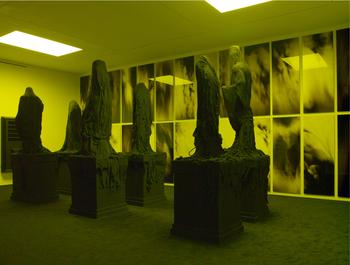 , 2012. Resin, sand, wood, paint.