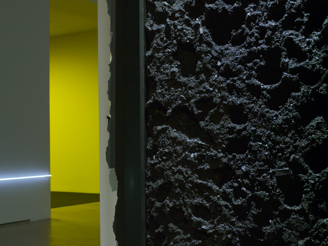 , 2012. Resin, sand, wood, paint.