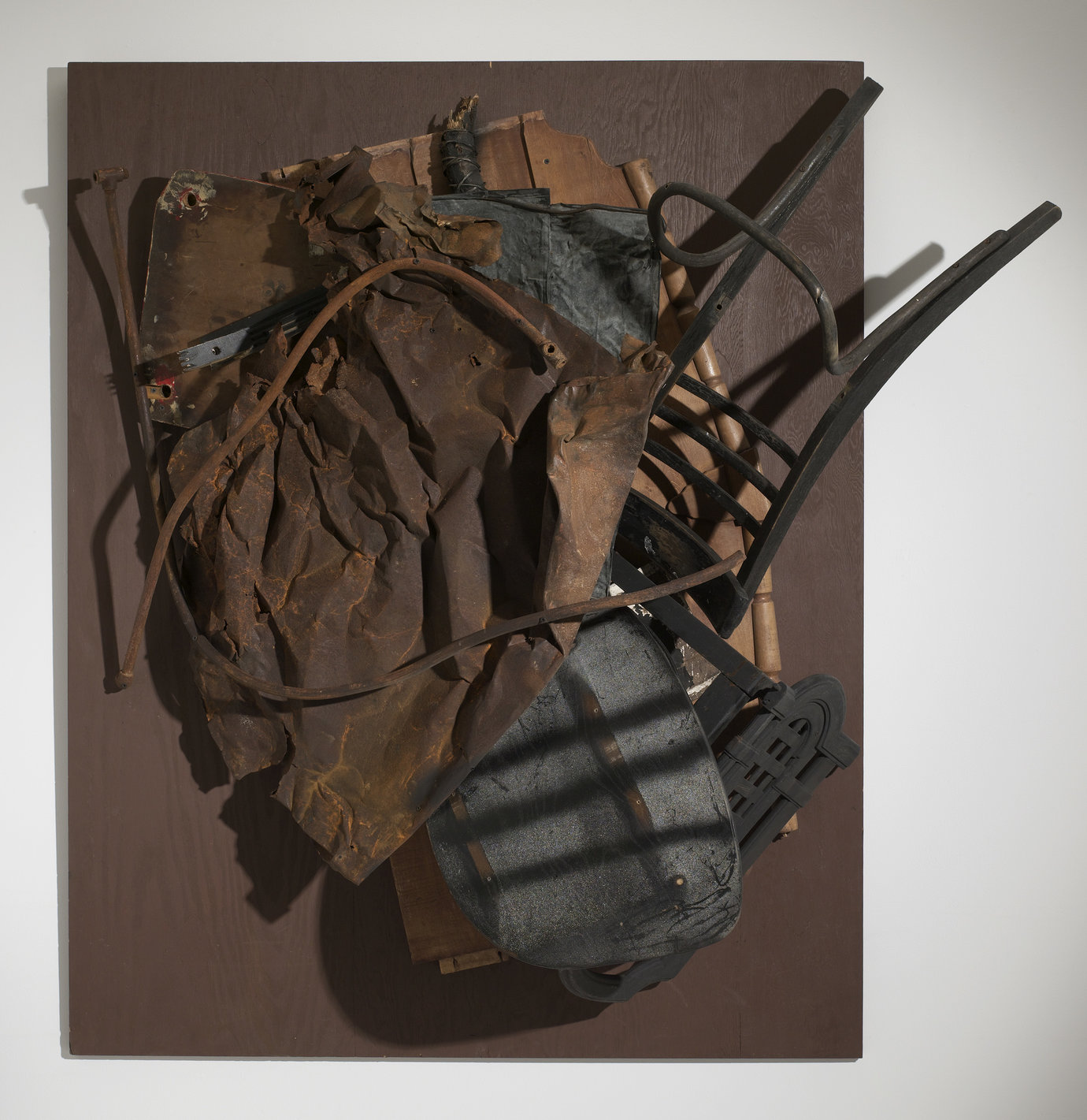 , c. 1985. Mixed media assemblage, 60-1/8 x 58 x 22" (152.7 x 147.3 x 55.9 cm).