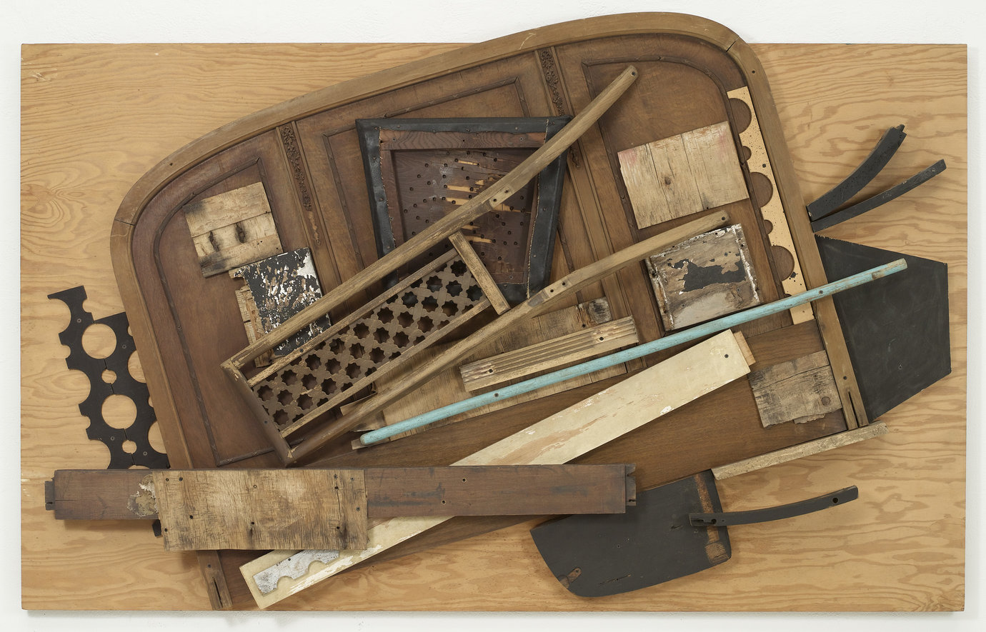 , 1985. Paint, vinyl and wood on board, 51" x 81-1/4" x 7-1/2" (129.5 cm x 203.8 cm x 19 cm).