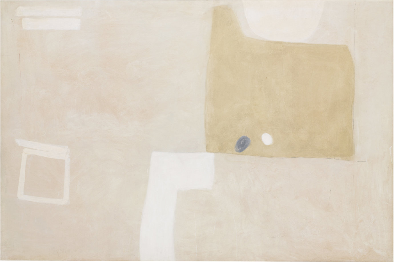 . Oil on gypsum board, 48" x 72" (121.9 cm x 182.9 cm).