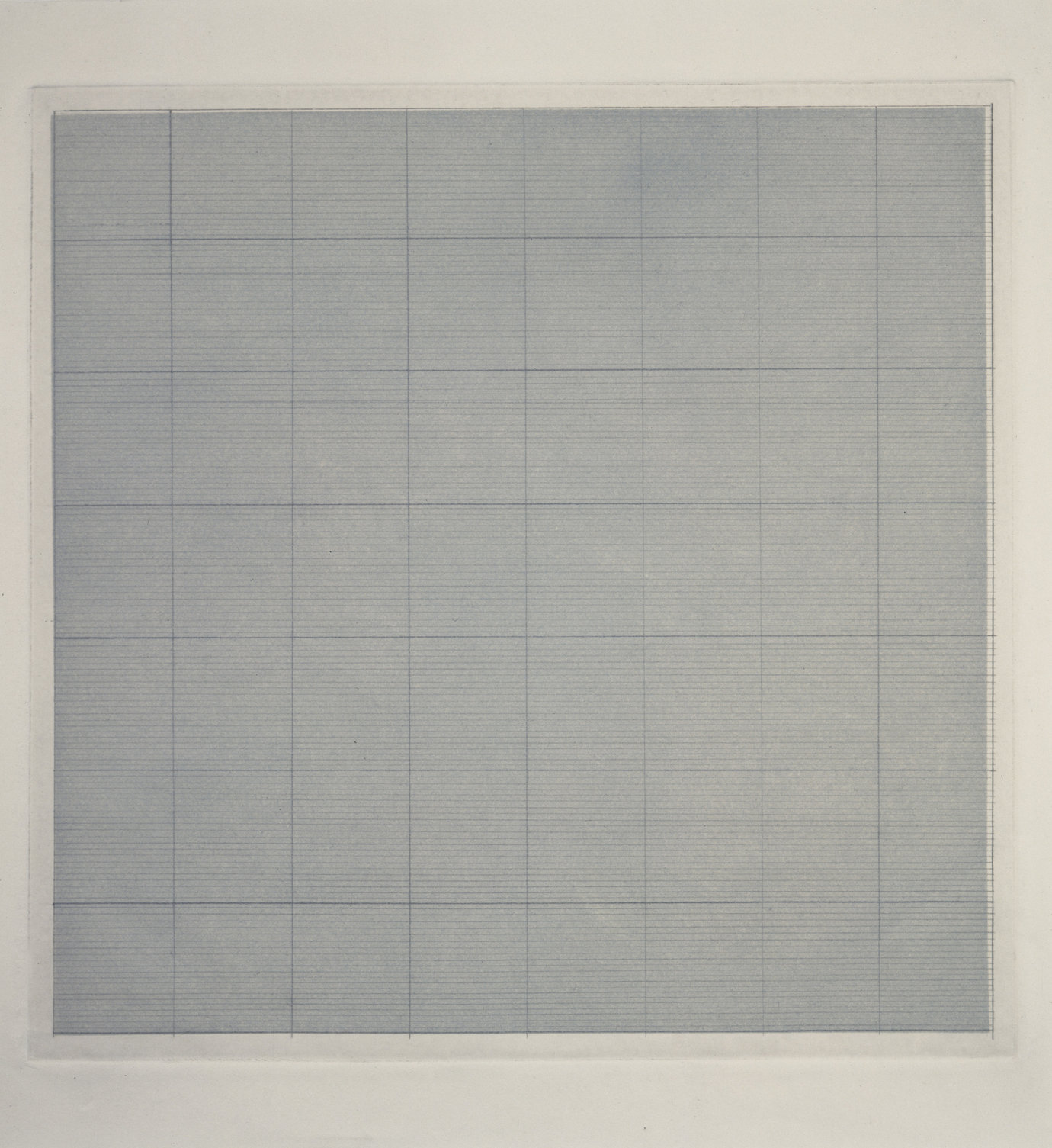 , 1961. Pencil on aquatint, 12-3/4" x 12-3/4" (32.4 cm x 32.4 cm).