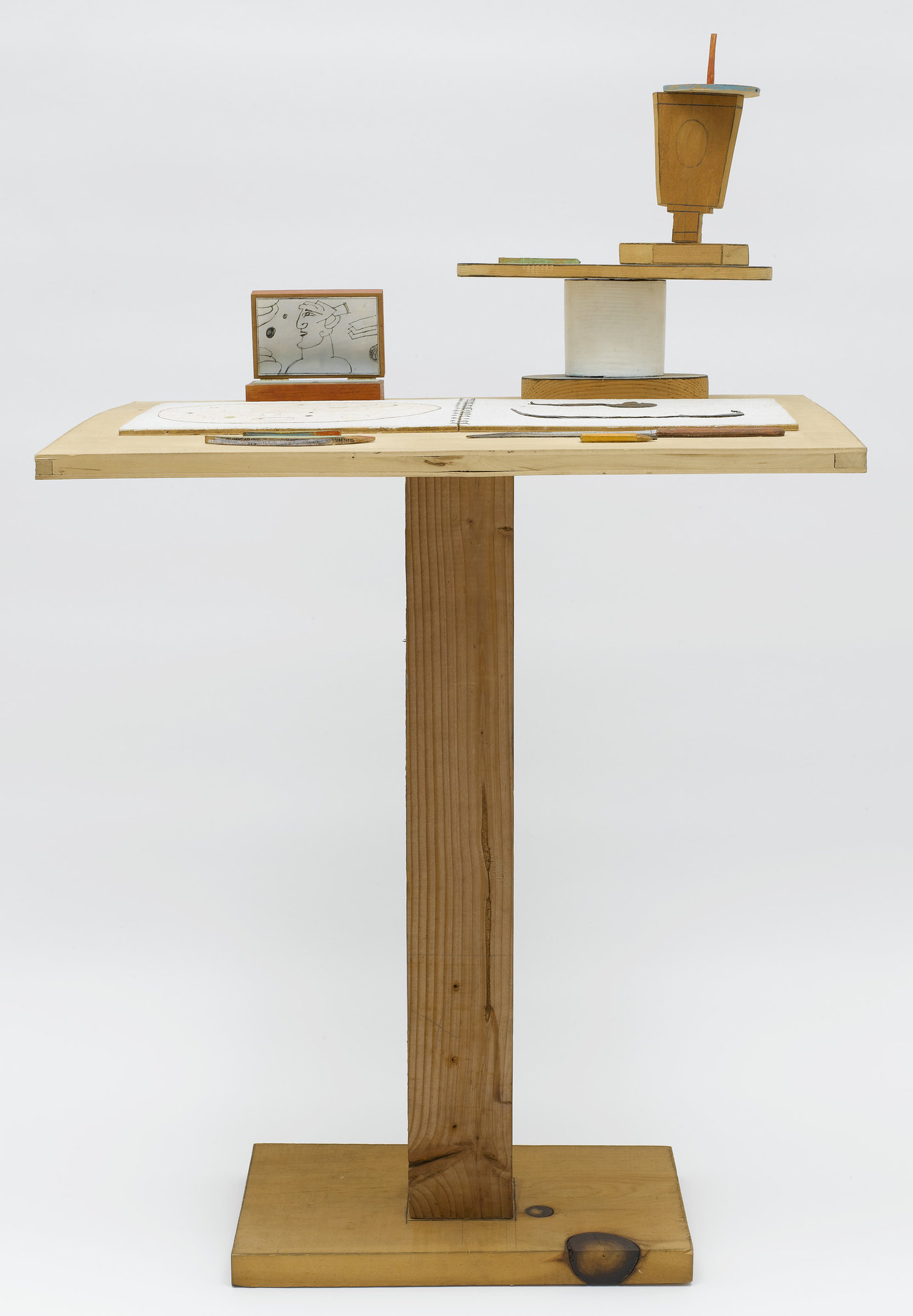, 1981. Mixed media on wood, 41" x 24" x 18" (104.1 cm x 61 cm x 45.7 cm).