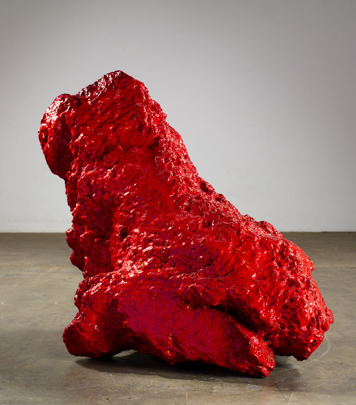 , 2012. Ceramic glaze over volcanic rock, 39-3/8" x 49-3/16" x 33-7/16" (100 cm x 125 cm x 85 cm).