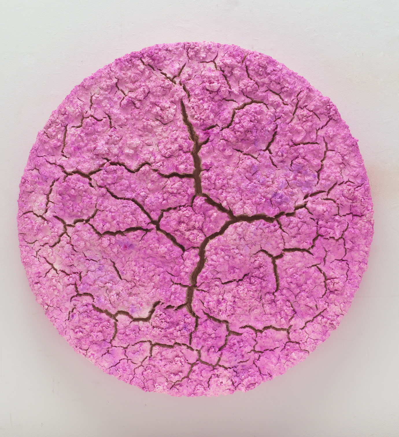, 2012. Mixed media on canvas, 48" (121.9 cm), diameter.