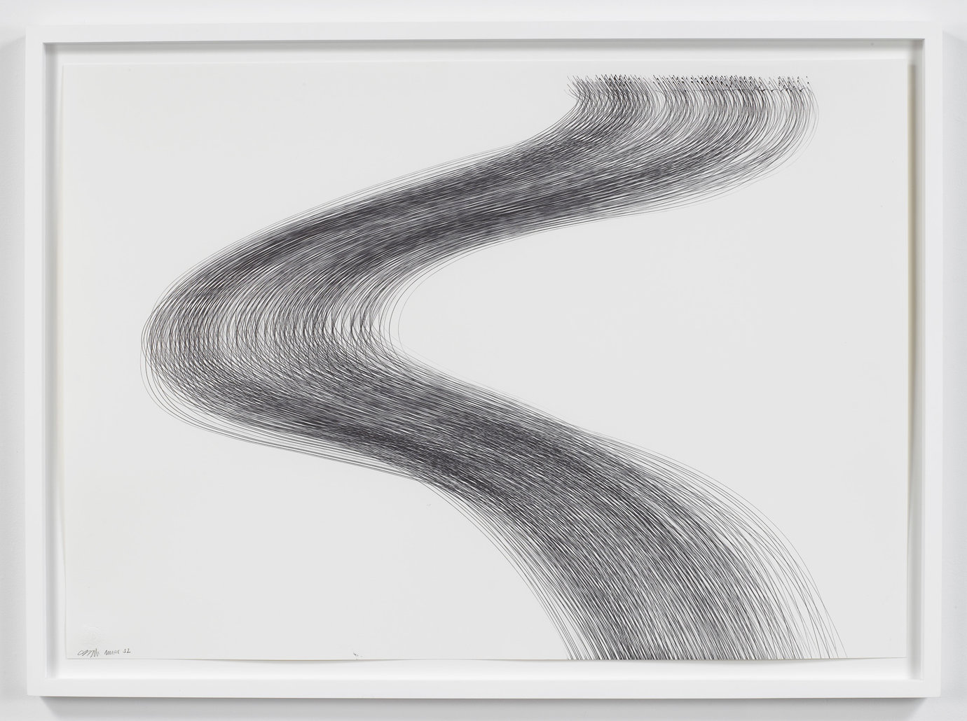 . Ballpen on paper, 19-1/2" x 27-11/16" (49.5 cm x 70.3 cm).