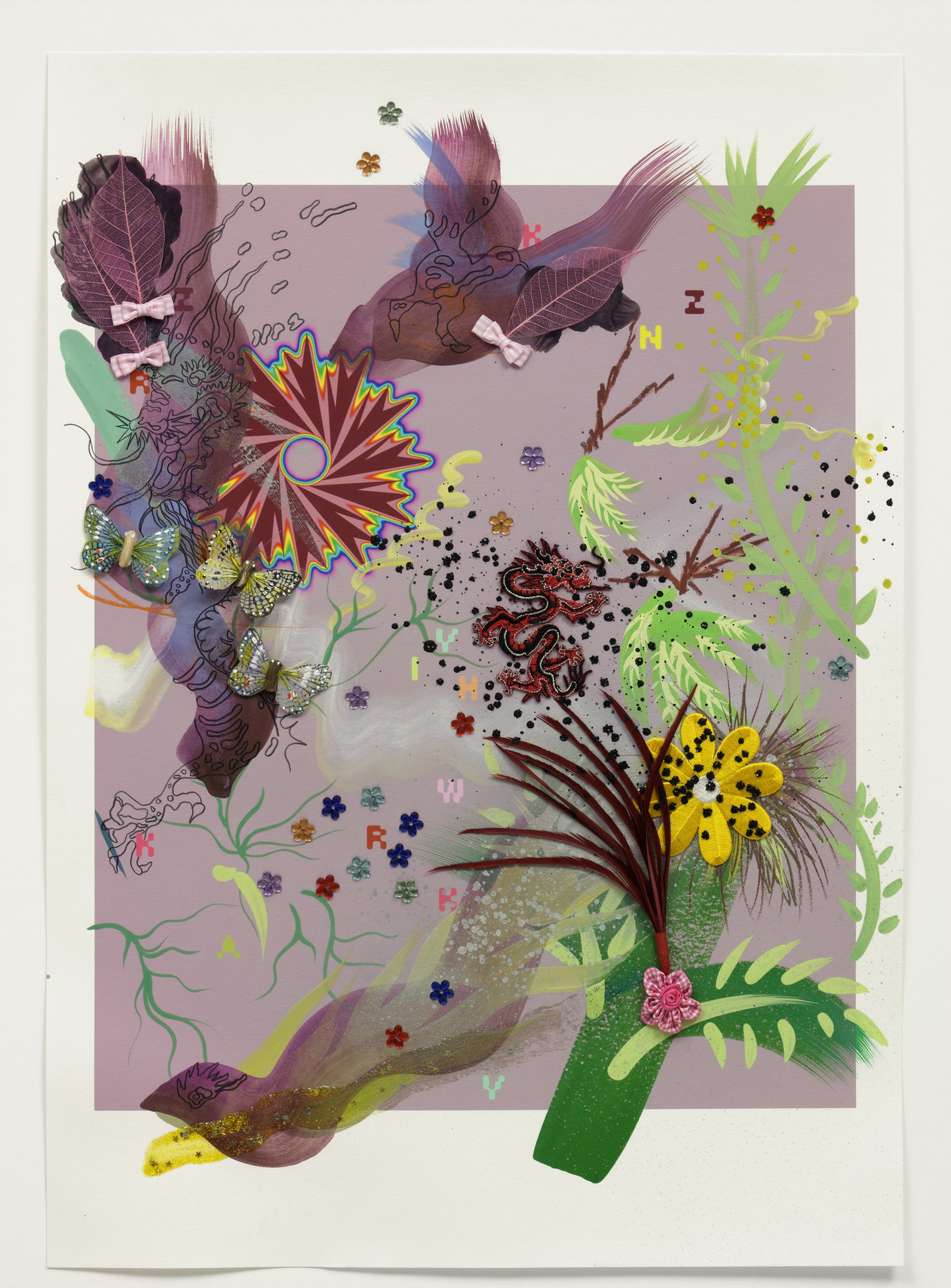 , 2005. Mixed media on paper, 23-3/8" x 16-1/2" (59.4 cm x 41.9 cm).