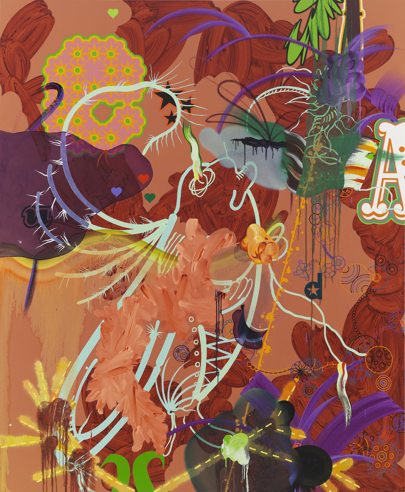 , 2006. Oil and acrylic on canvas, 91" x 75" (231.1 cm x 190.5 cm).