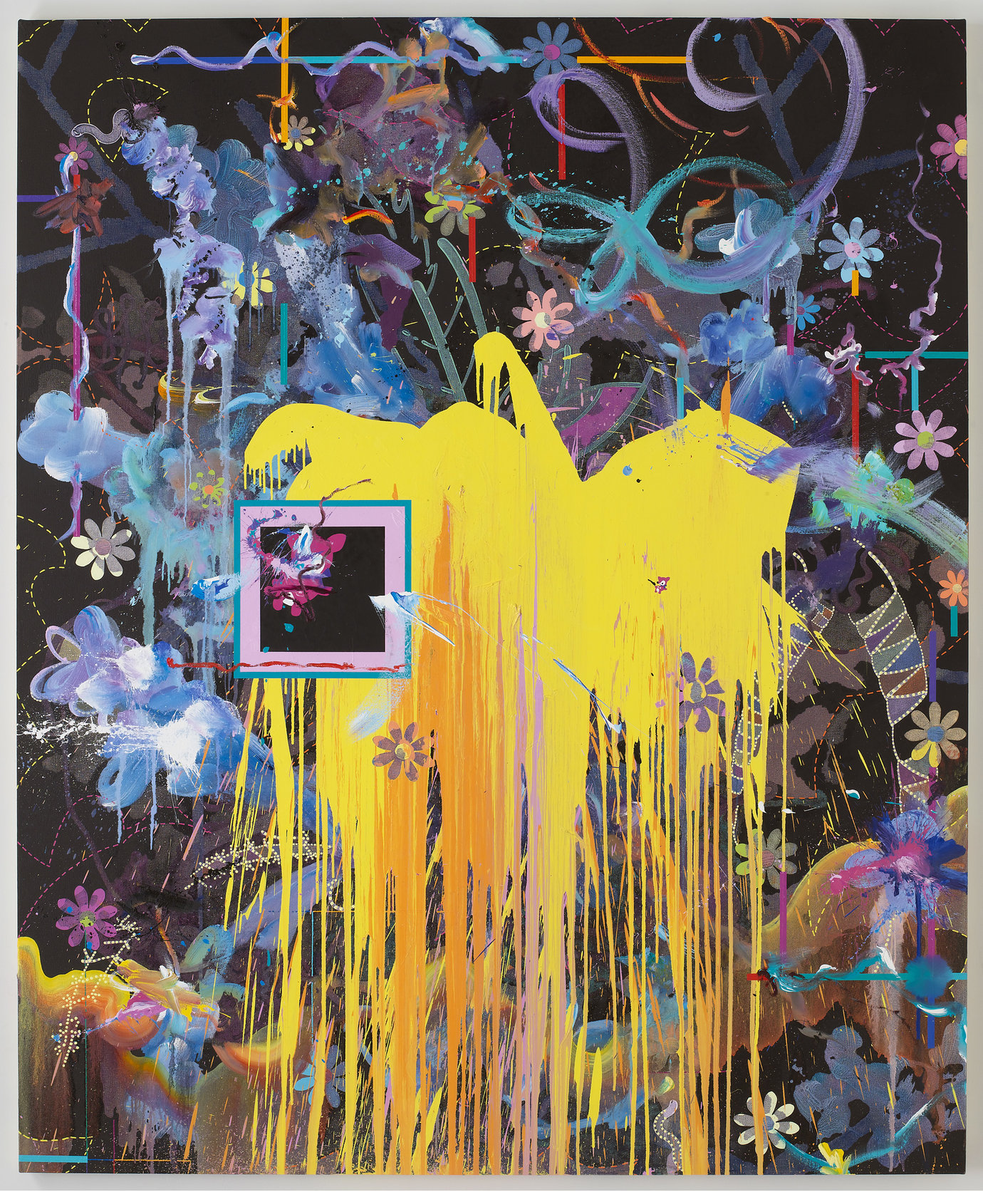 , 2009. Oil and acrylic on canvas, 84" x 69" (213.4 cm x 175.3 cm).