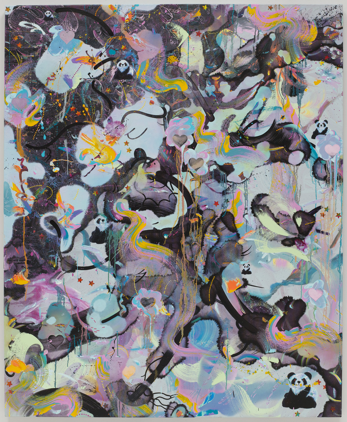 , 2009. Oil and acrylic on canvas, 72" x 59" (182.9 cm x 149.9 cm).