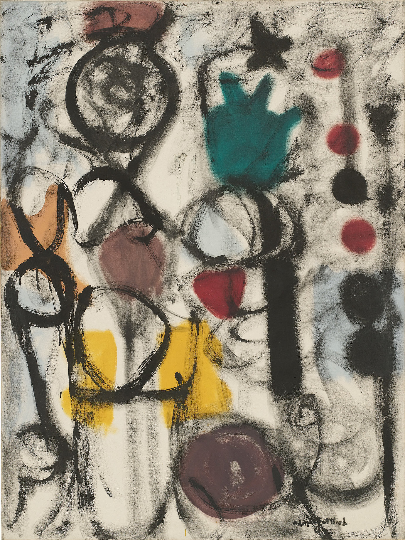 , 1951. Oil on canvas, 48" x 36" (121.9 cm x 91.4 cm).