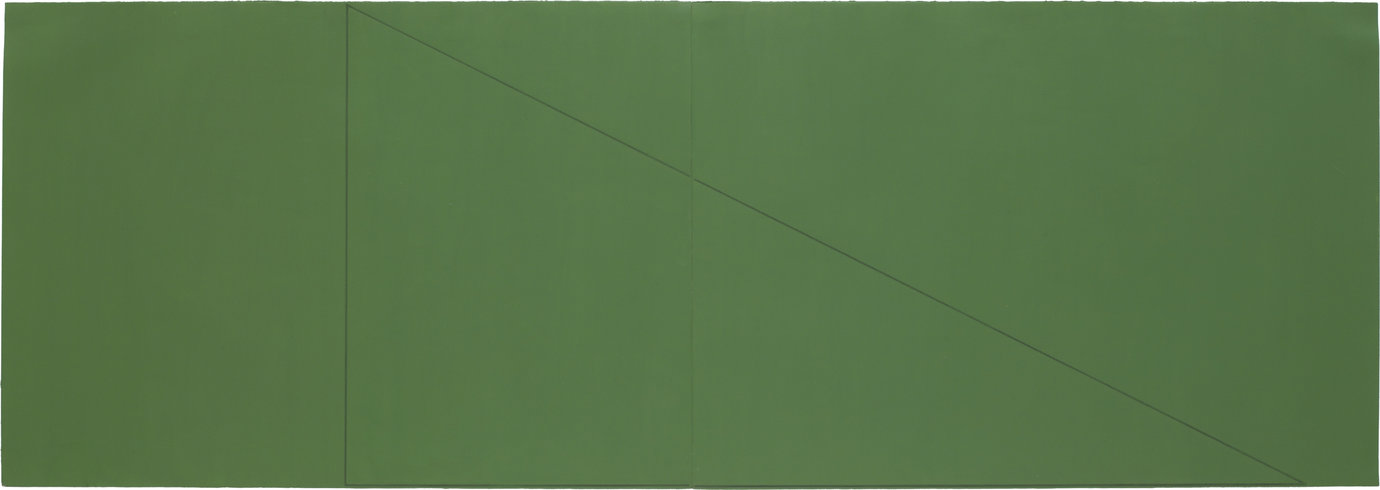 , 1977. Acrylic and pencil on paper, 27-7/8" x 78-3/4" (70.8 cm x 200 cm).