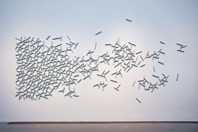 , 2011. Porcelain, 247 x 514 x 3 cm.