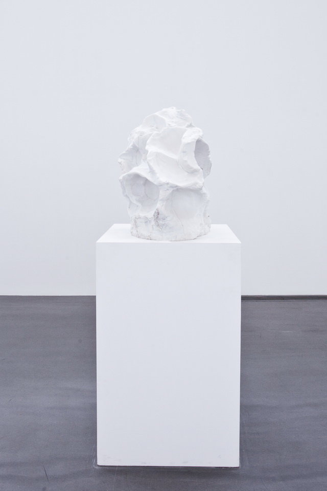 , 2011. White marble, 63 x 60 x 46cm.