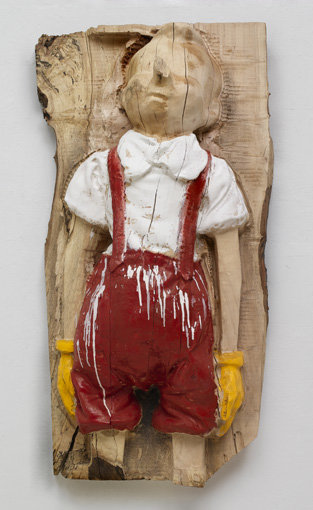 , 2006. Enamel on wood, 58" x 32" x 14" (147.3 cm x 81.3 cm x 35.6 cm).