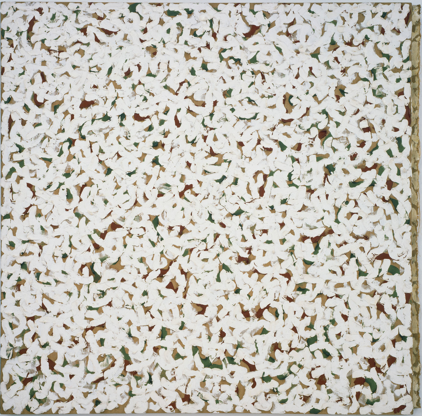 , 1962. Oil paint and vinyl on stretched raw linen canvas, 62-3/4 x 62-5/8" (159.4 x 159 cm).