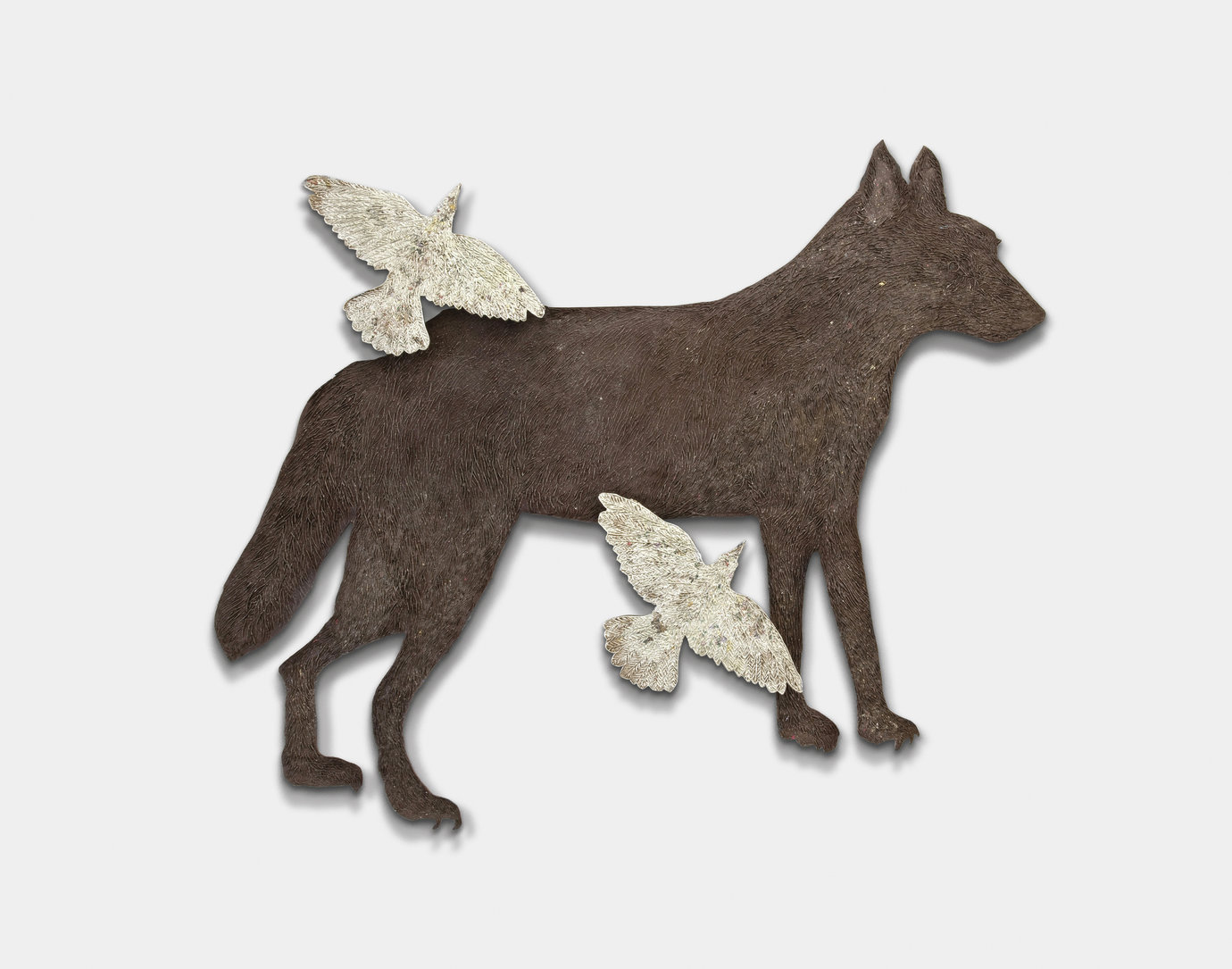 , 2010. Bronze with gold leaf, 44-1/2" x 54" x 2-1/2" (113 cm x 137.2 cm x 6.4 cm).