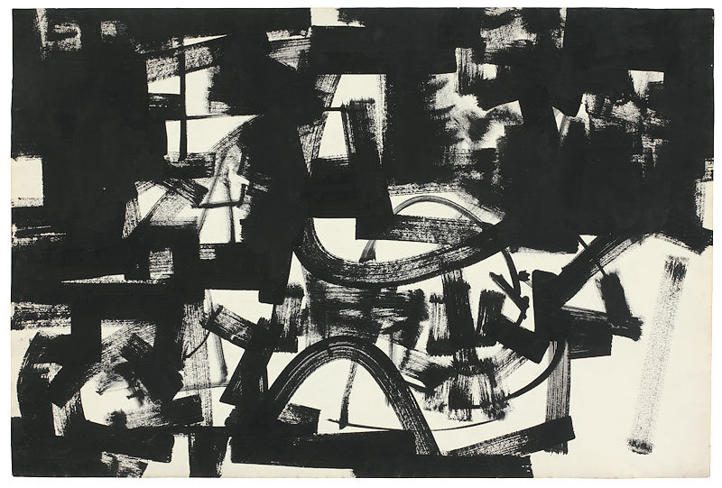 . Gouache on paper, 27-1/4" x 40-3/4" (69.2 cm x 103.5 cm).