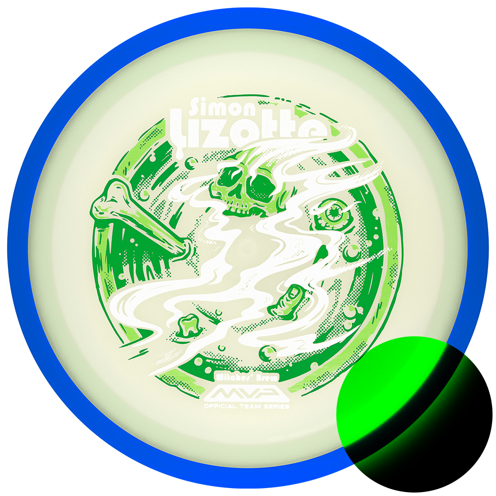 Axiom PLC Eclipse Glow Aspect Fairway Driver with Simon Lizotte - 2026 Halloween Team Series Witches' Brew - Art by Matthew Jorde Stamp