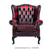 Stock-photo-old-vintage-red-leather-chair-isolated-on-white-background-81455431