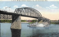 LandN Bridge Newport History Postcard